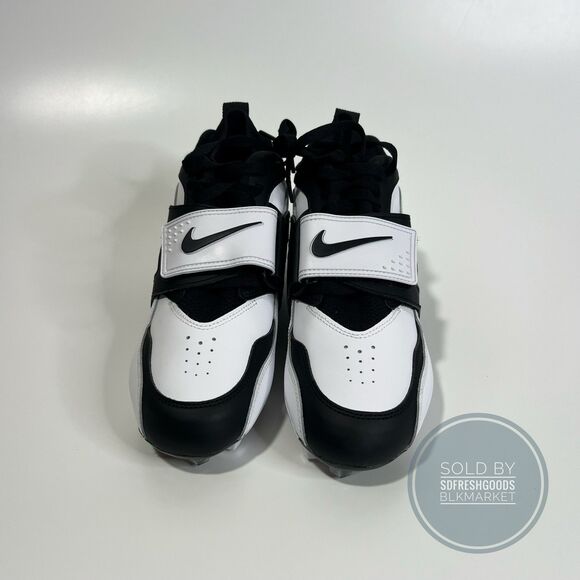Nike Diamond Turf DT 93 TD Football Cleats White Black Silver HF5298-101 Sz 7.5 main image 6